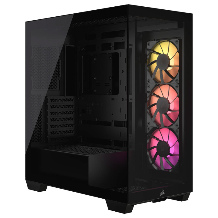Boitier CORSAIR 3500X RS-R ARGB  noir ATX panoramique