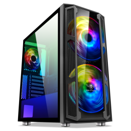Boitier Gamer GHOST 5  1 ventil 120mm ARGB + 2 140mm ARGB