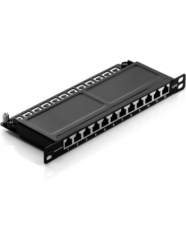 Panneau de brassage 12 ports cat6 -10'-