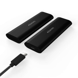 Boitier M.2 SSD NVMe + SATA vers usb-c - CABLE USB VERS USB-C en option-