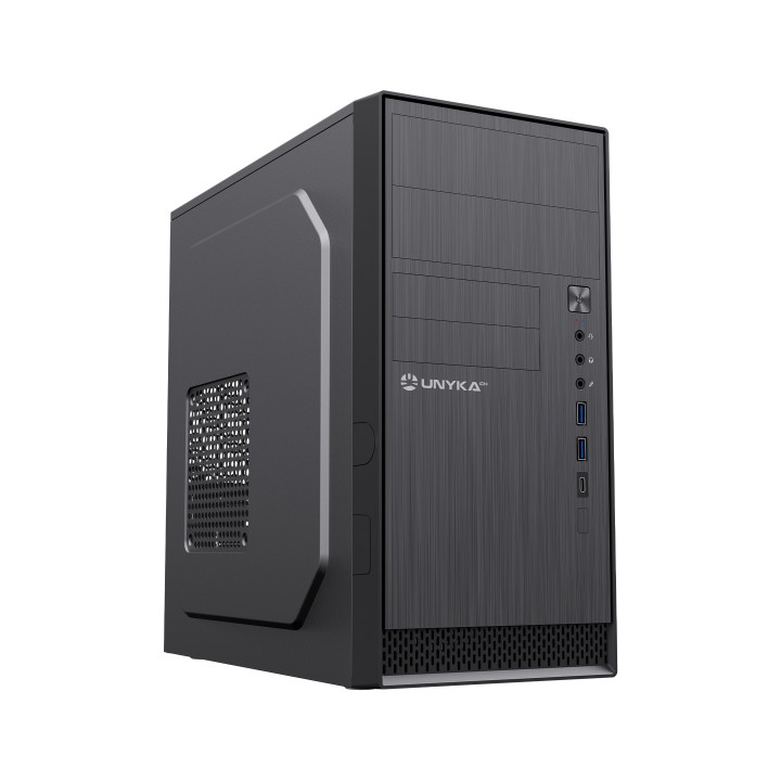 Boitier UNYKACH Aero C12 empl lecteur + usb-c ATX microATX