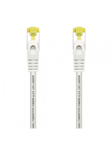 Cable RJ45 Droit SFTP cat 6a 10m BLANC