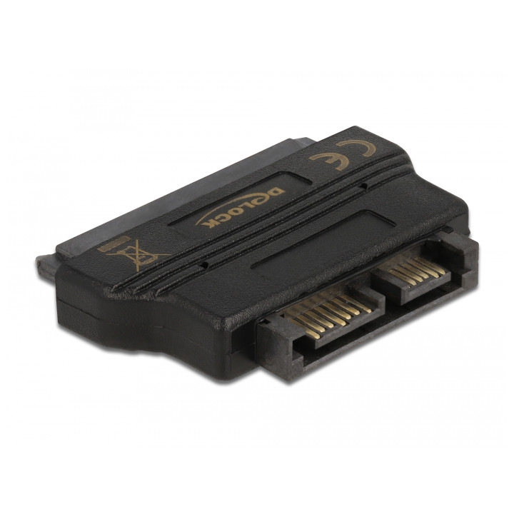 Adaptateur SATA 22pin vers SATA Slim 13pin f/m  Delock 61694