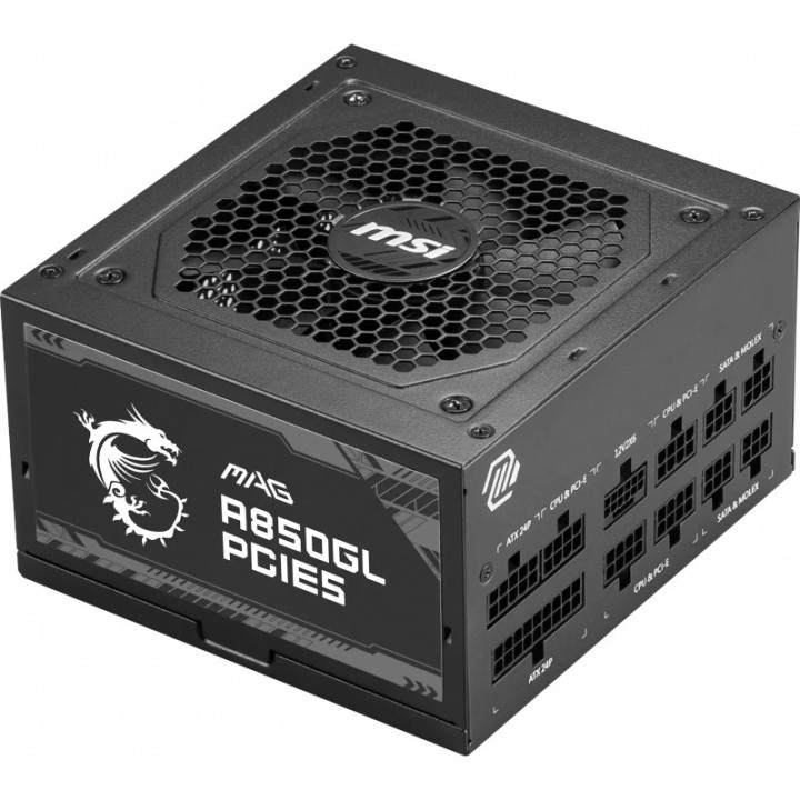 Alimentation 850w MSI MAG A850GL PCIE5 80+Gold modulaire