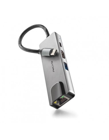 Hub USB-C vers  LAN RJ45 HDMI USB3.0...