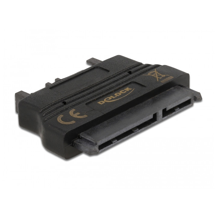 Adaptateur SATA 22pin vers SATA Slim 13pin f/m  Delock 61694