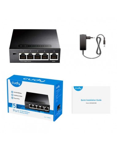 Switch 5 ports 10/100/1000 CUDY GS105...