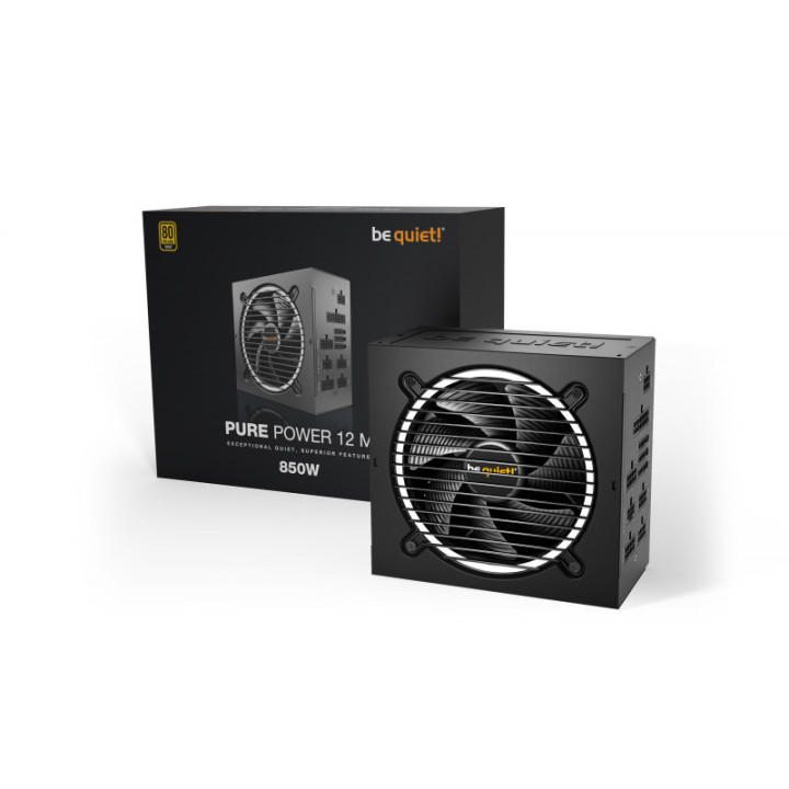 Alimentation 850w BE QUIET Pure Power 12 Modulaire cable PCIe 5.0 12VHPW 80+gold