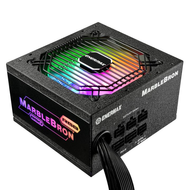 Alimentation 850w ENERMAX MarbleBron argb 80+ BRONZE semi modulaire