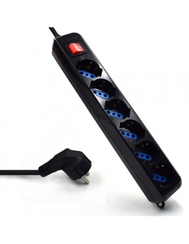 Multiprises EWEN  6 prises SCHUKO...