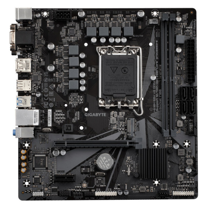 Carte mere GIGABYTE H610M S2H D5 vga dp hdmi matx s1700