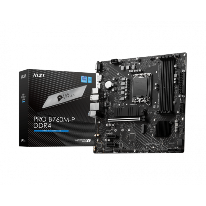 Carte mere B760m PRO-P MSI DDR4  USB-C ATX dp hdmi s1700