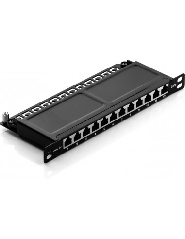 Panneau de brassage 12 ports cat6 -10'-