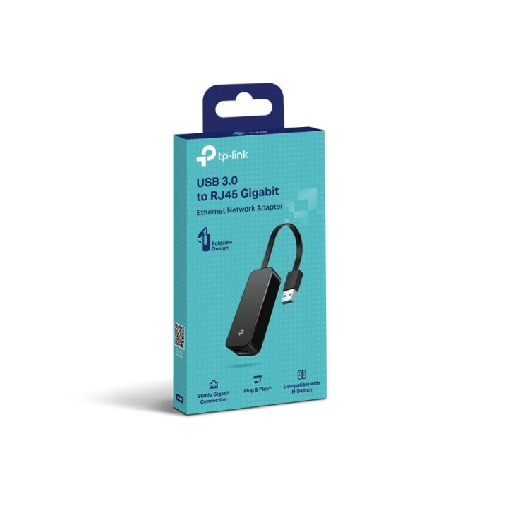 Adaptateur USB3.0 vers RJ45 ethernet 10/100/1000 TPLINK  NOIR UE306