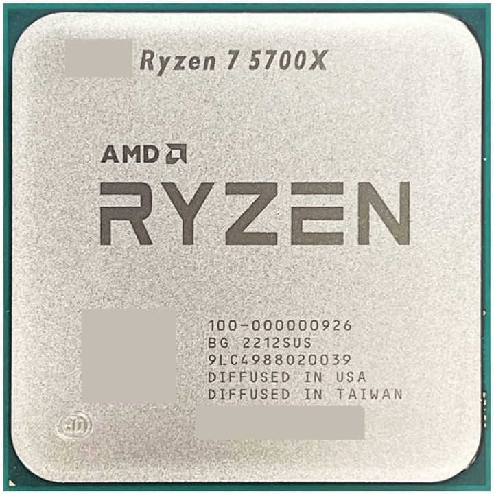 AMD RYZEN 5 5700X 3.4 4.6ghz 6 coeurs 35mb plateau AM4