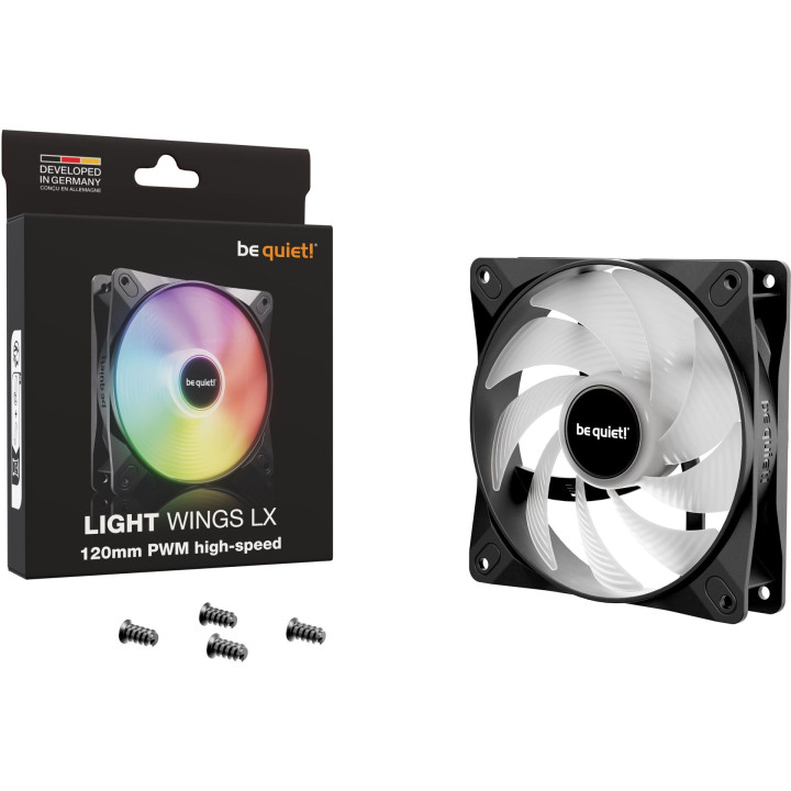 Ventilateur pour boitier 120mn BE QUIET Light Wings LX PWM BL123