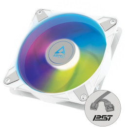 Ventilateur pour boitier 140mm ARCTIC P14PWM PST A-RGB Blanc