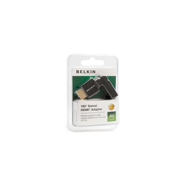 Adaptateur HDMI femelle vers male pivotant 180 degres BELKIN