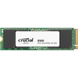 SSD M.2 1 Tera CRUCIAL E100  max 4500mb/s ecr 5000mo/s  lec  PCIe 4 NVME