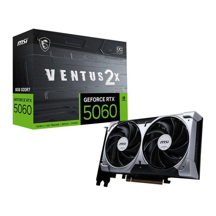 Carte graphique  RTX 5060 8go D7 MSI VENTUS 2X Black OC