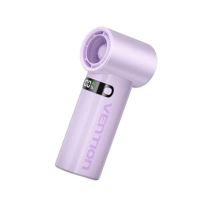 Ventilateur portable VIOLET  max 17000t/mn 100 vitesses batt 3000mha USB-C