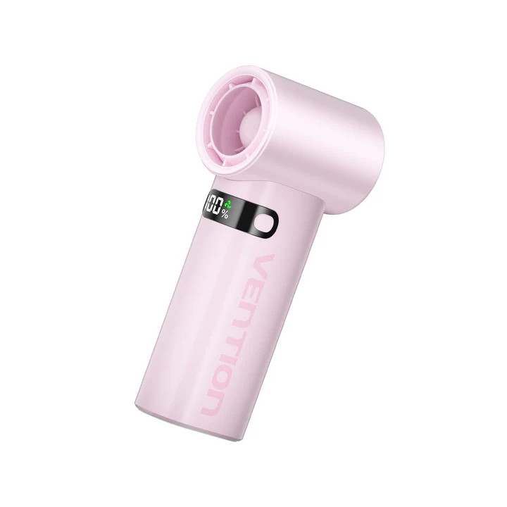 Ventilateur portable ROSE  max 17000t/mn 100 vitesses batt 3000mha USB-C