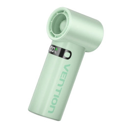 Ventilateur portable VERT  max 17000t/mn 100 vitesses batt 3000mha USB-C