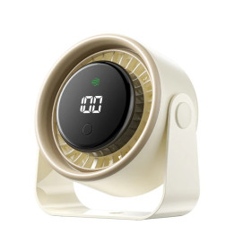 Ventilateur bureau BEIGE VENTION  max 2500t/mn batt 3000mha USB-C