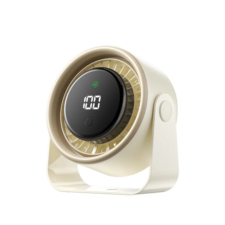 Ventilateur bureau BEIGE VENTION  max 2500t/mn batt 3000mha USB-C