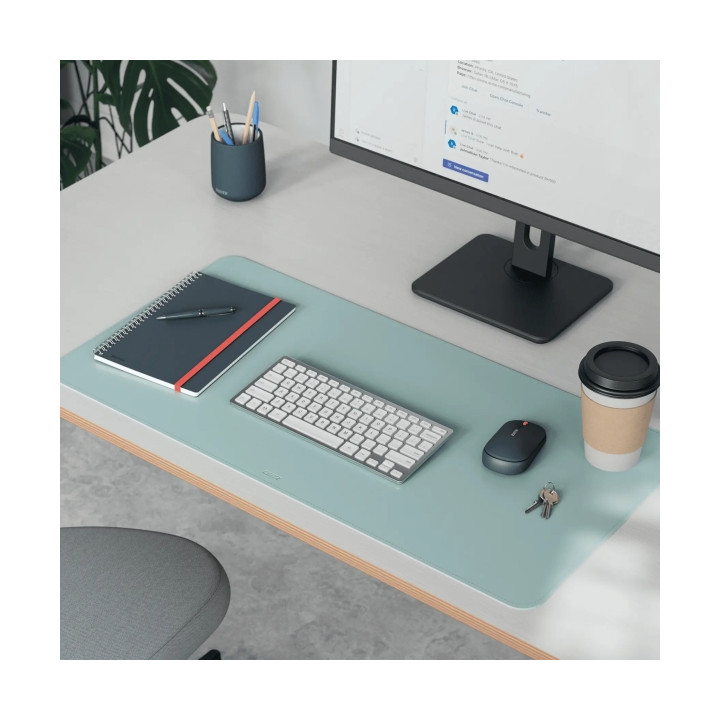 Tapis de souris grand format 800 x 400 mm BLEU PASTEL