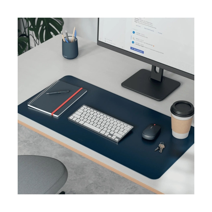 Tapis de souris grand format 800 x 400 mm BLEU FONCE