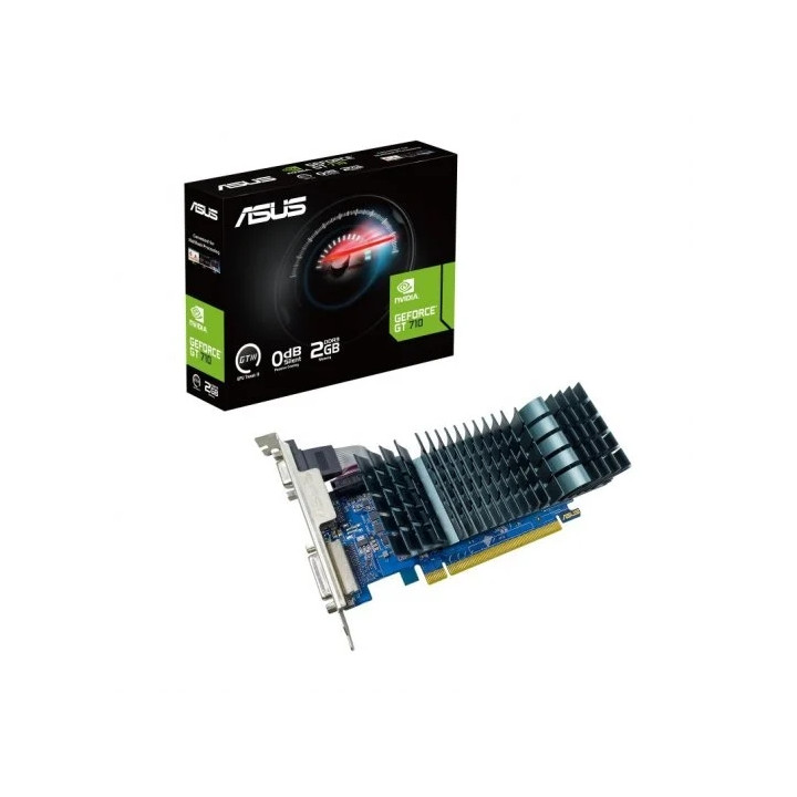 Carte graphique NVIDIA GT710 2go ASUS  LP  passif vga hdmi dvi