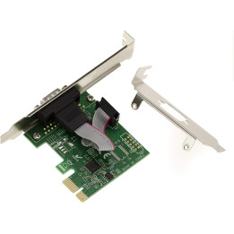 Carte PCI Express vers RS232 low profil