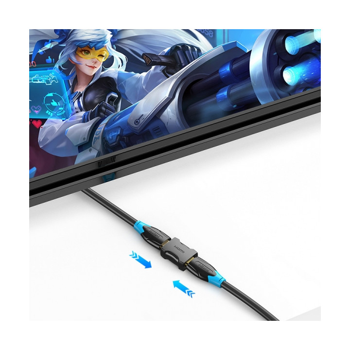 Adaptateur HDMI Femelle vers HDMI Femelle 4K 2.0