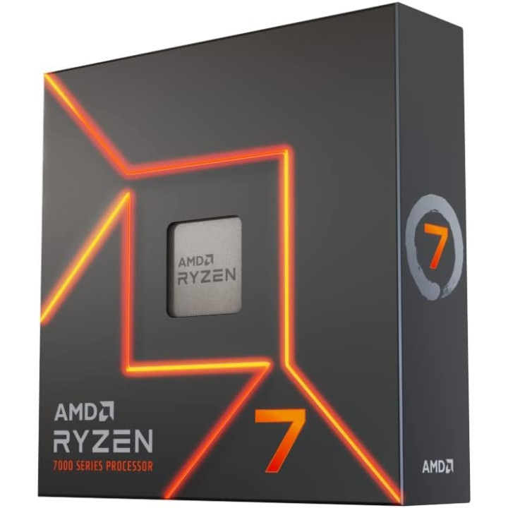 AMD RYZEN 7 7700X 4.5ghz 8 coeurs 16 thread 40mo BOX AM5