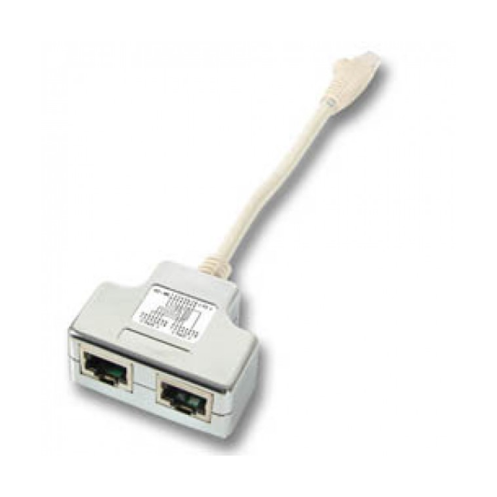 Eclateur de paire doubleur 40497591 RJ45 vers 2 ports RJ45 Cat 6 FTP cordon 0.15