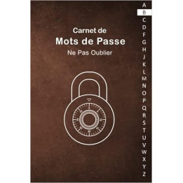 Carnet à mot de passe - repertoire- site web-