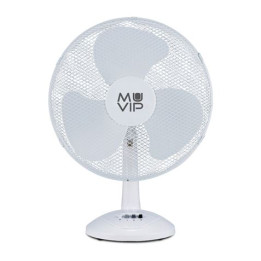 Ventilateur 50w 3 vitesses diametre de la pale 40cm blanc