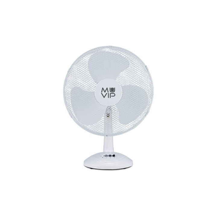Ventilateur 50w 3 vitesses diametre de la pale 40cm blanc