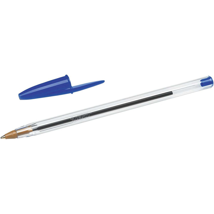 BIC stylo à bille cristal original  bleu  x50