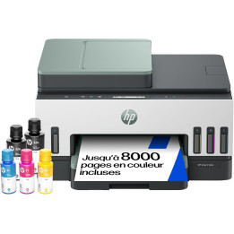 Multifonction HP SMART TANK PLUS 7307 chargeur   impRV copie scan usb wifi