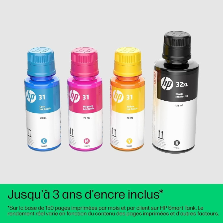 Multifonction HP SMART TANK PLUS 7307 chargeur   impRV copie scan usb wifi