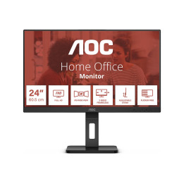 24 AOC 24E3QAF 23.6 75hz 4ms IPS HDMI VGA DISPLAY PORT HP reglable en hauteur