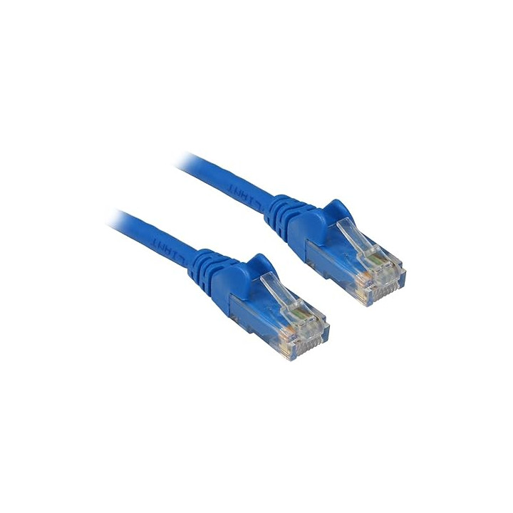 Cable RJ45 Droit SSTP LSZH  cat 6A 5m Bleu