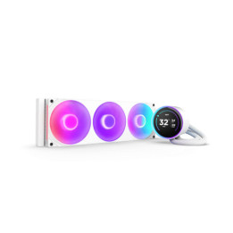 Refroidissement liquide NZXT KRAKEN ELITE 420 rgb v2  RL-KR42E-W2 blanc