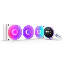 Refroidissement liquide NZXT KRAKEN ELITE 360 rgb v2  RL-KR36E-W2 blanc
