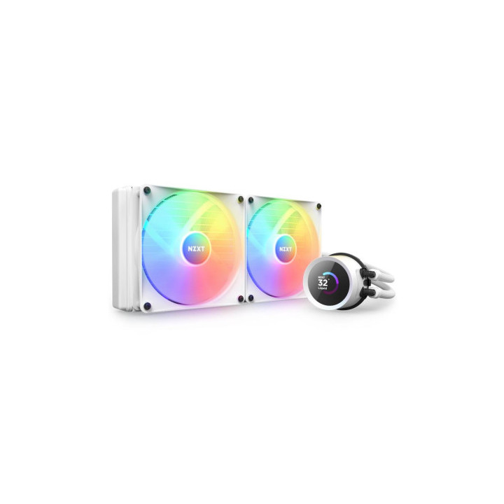Refroidissement liquide NZXT KRAKEN  280 rgb   RL-KR280-W1 blanc