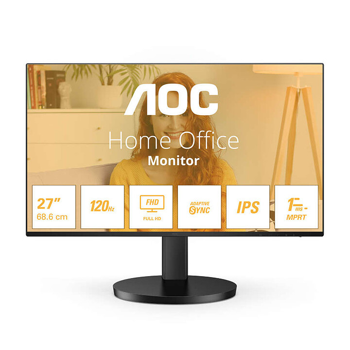 27 AOC 27B31H 1920x1080 1ms 120Hz IPS HDMI usb VESA HP