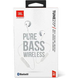 Ecouteurs micro intra auriculaire bluetooth  JBL TUNE 215 Blanc