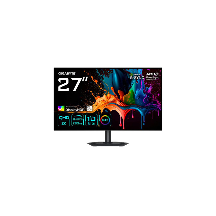27 OLED GIGABYTE MO27Q28G 2560x1440 280hz vesa hdmi displayport usb